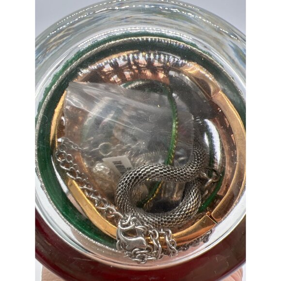 Assorted Jewelry Gift Set In Love-Themed Glass Vase - Picture 8 of 10